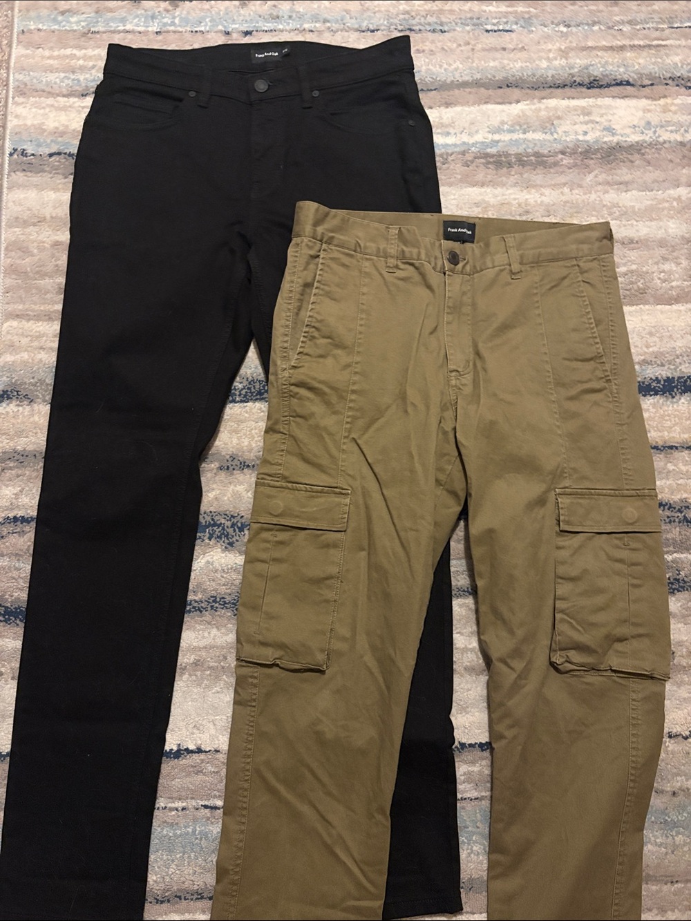 Frank & Oak Men’s Tyler Skinny Jeans and Athletic Pants bundle